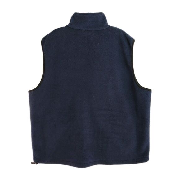 Woolrich Fleece Vest Men's Size 2XL Navy Full-Zip - Picture 2 of 8